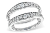 14KT Graduated Diamond Ring Guard